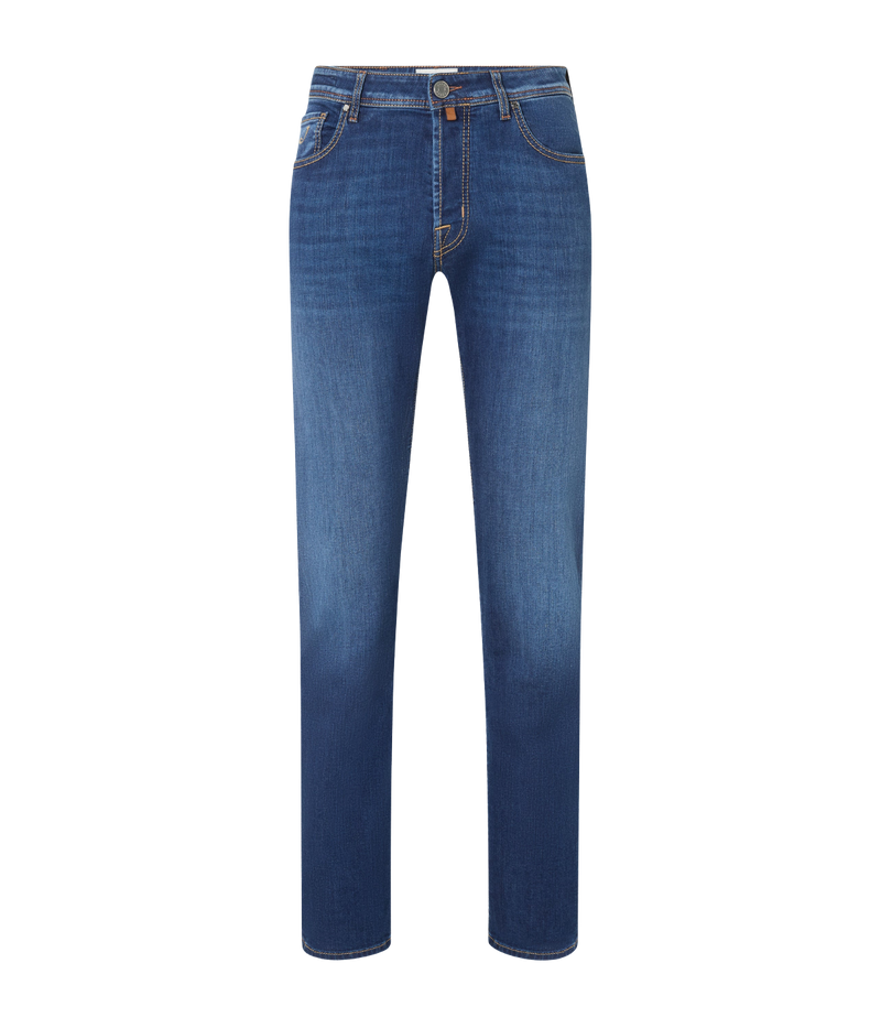 Jacob Cohën 5 PKT Slim Fit Bard Pant in Medium Blue – Product Shot