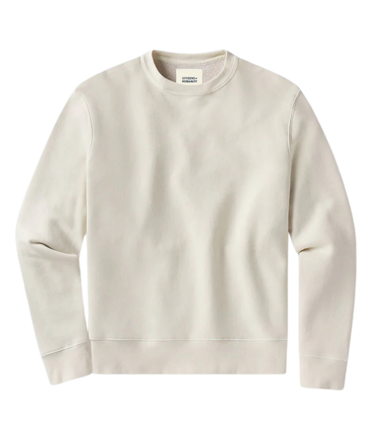 Citizens of Humanity Vintage Crewneck Sweatshirt in Abalone front flat lay featuring a crew neckline.