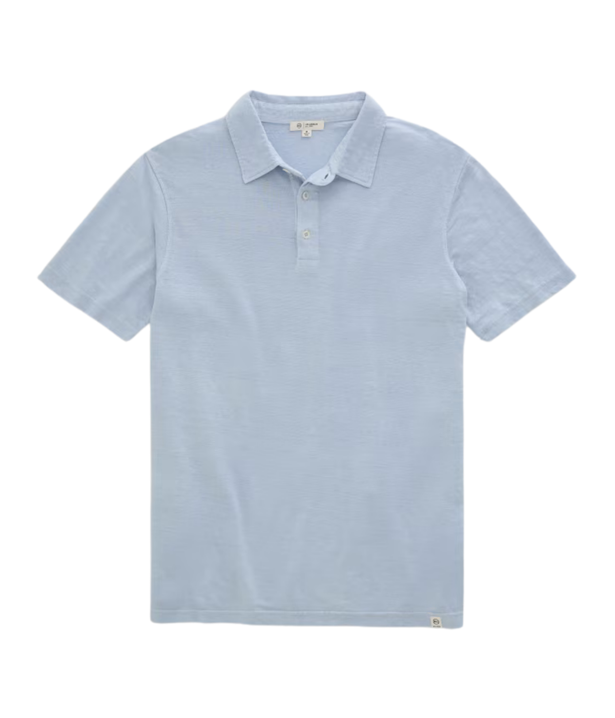 AG Bryce Short Sleeve Polo in Fresh Blue front view.