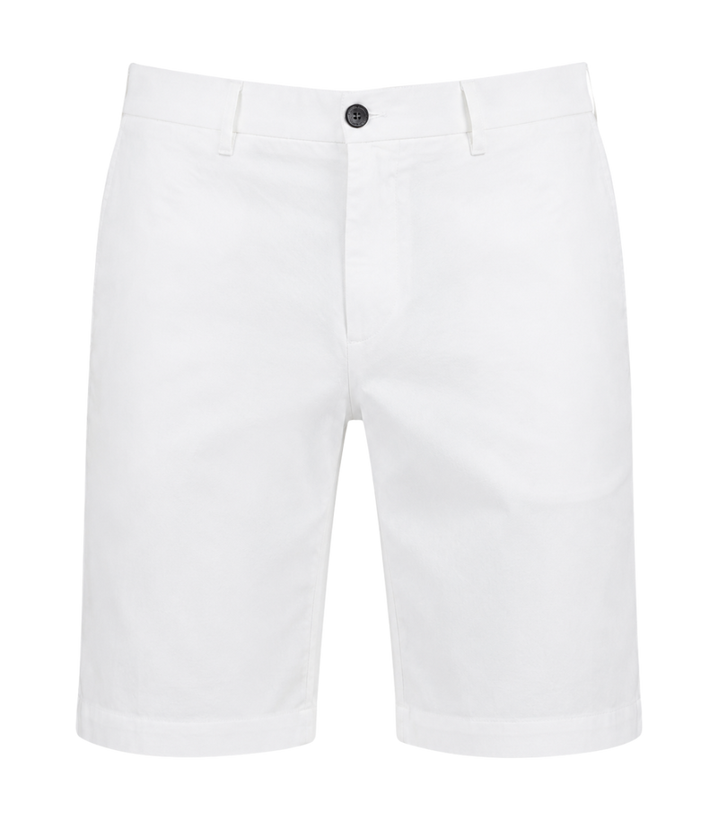 Bermuda Chino In White