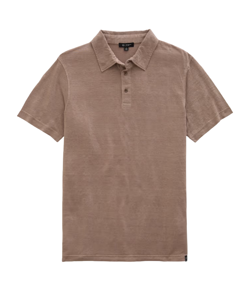 Bryce Short Sleeve Polo in Cork