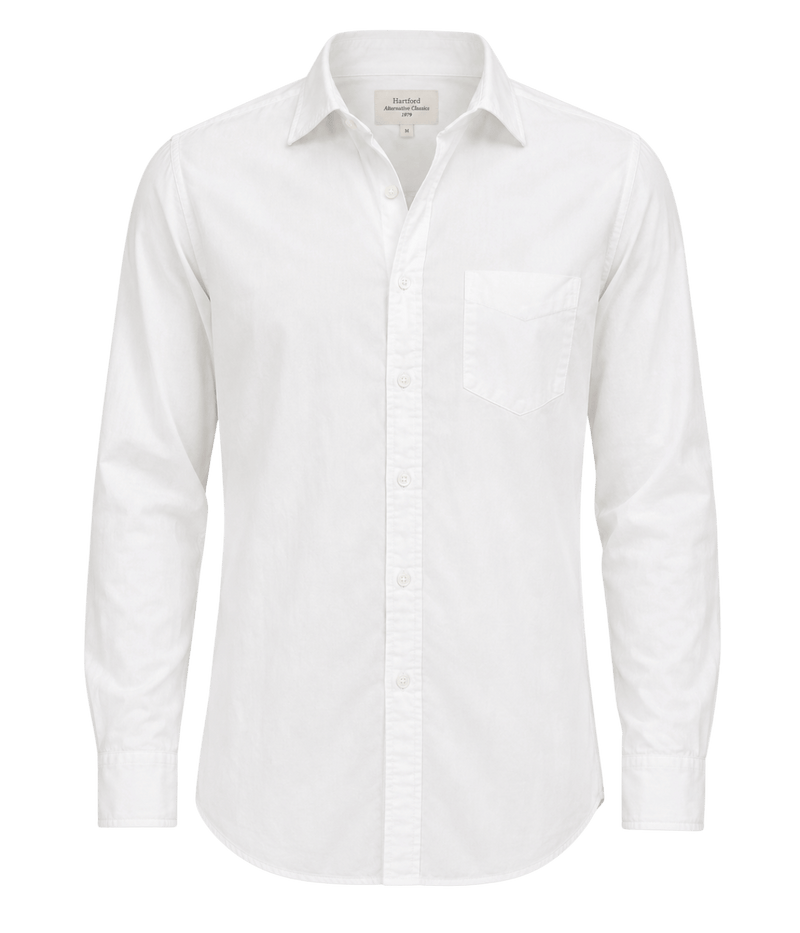 Paul Pat 01 Woven Shirt in White