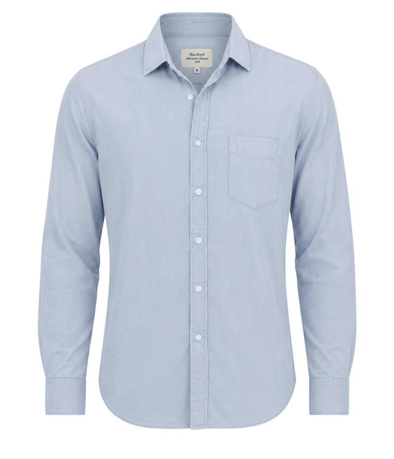 Paul Pat 02 Woven Shirt in Light Blue