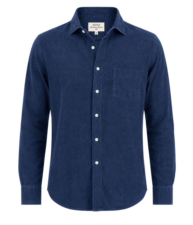Paul 15 Woven Shirt in Light Indigo