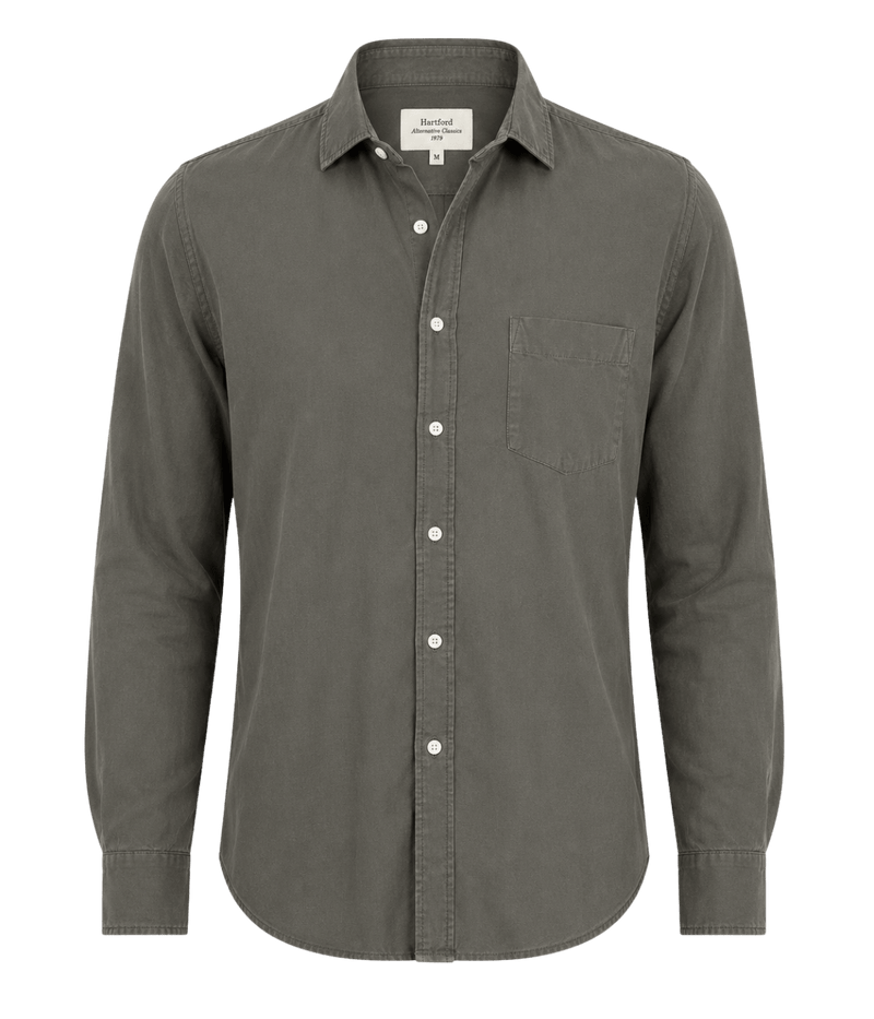 Paul Pat 02 Woven Shirt in Military