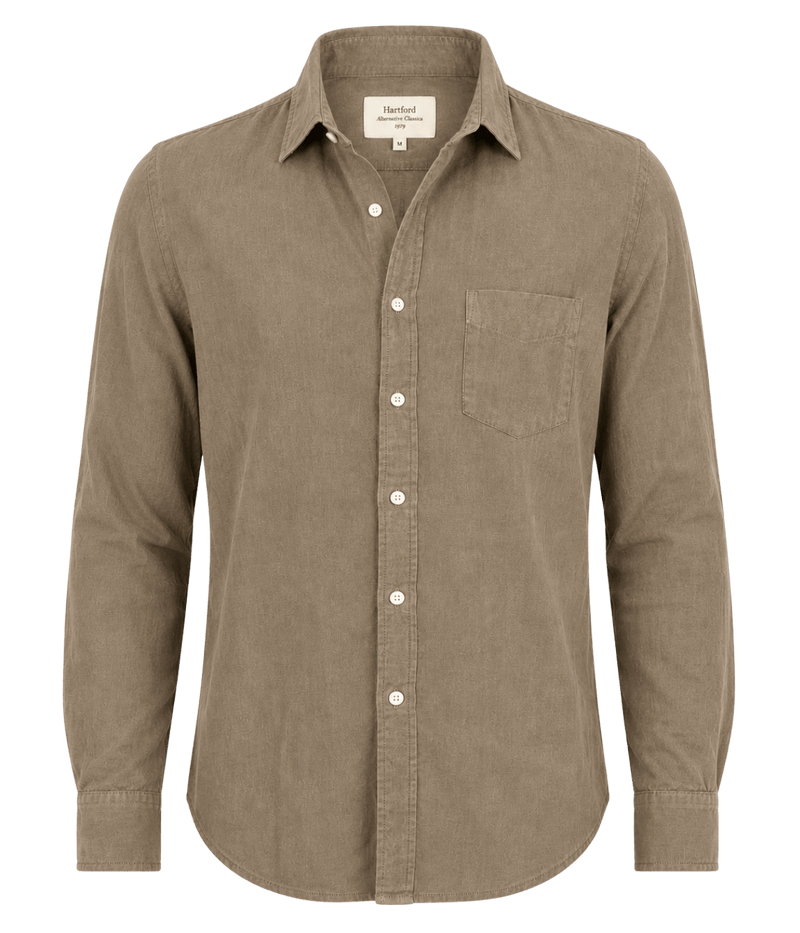Paul Pat 02 Woven Shirt in Khaki