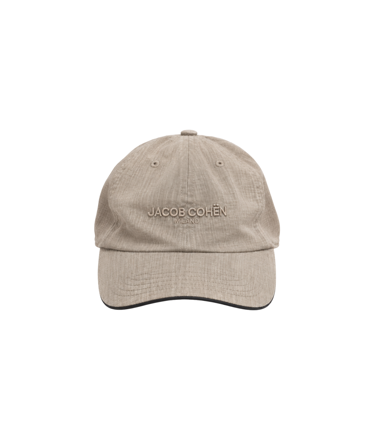 Cappellino Baseball Cap in Medium Camel Melange