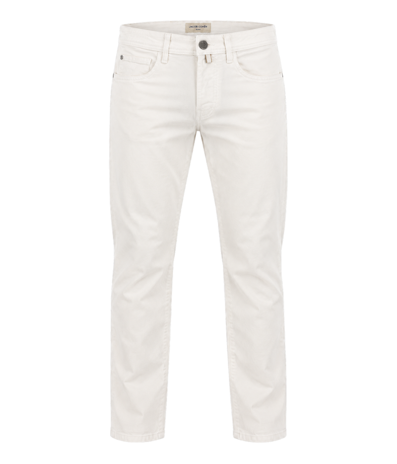 Front product view of Jacob Cohën Bard Regular-Slim Jeans in Washed Natural