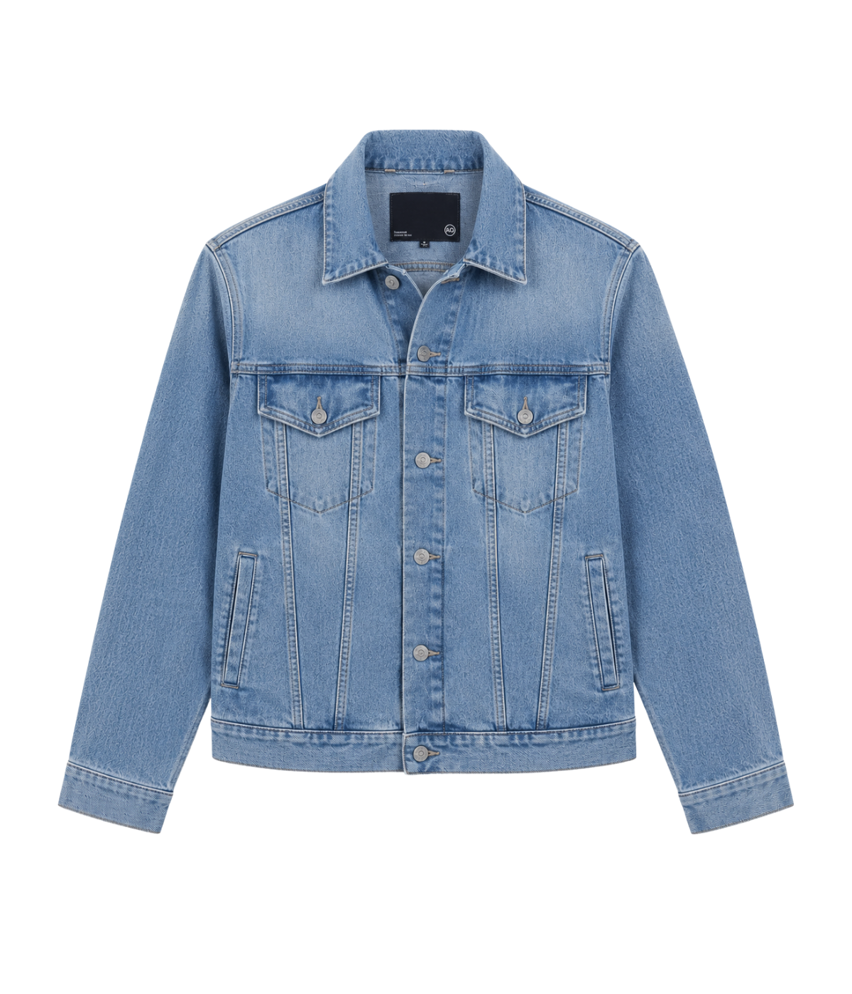 AG Dart Jacket in Ancient -Flat Length Front View