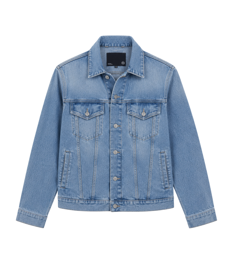 AG Dart Jacket in Ancient -Flat Length Front View