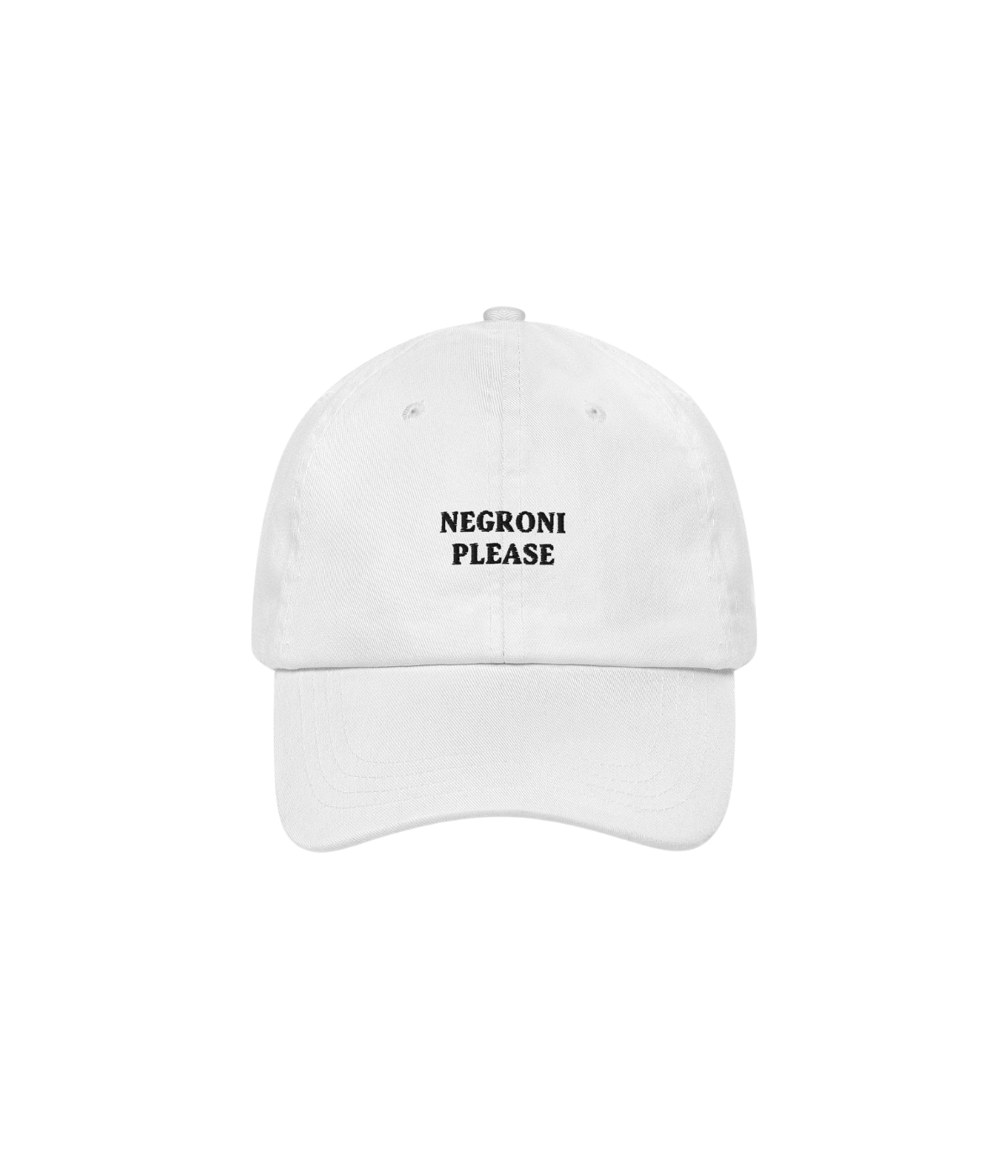 Negroni Please Cap in White