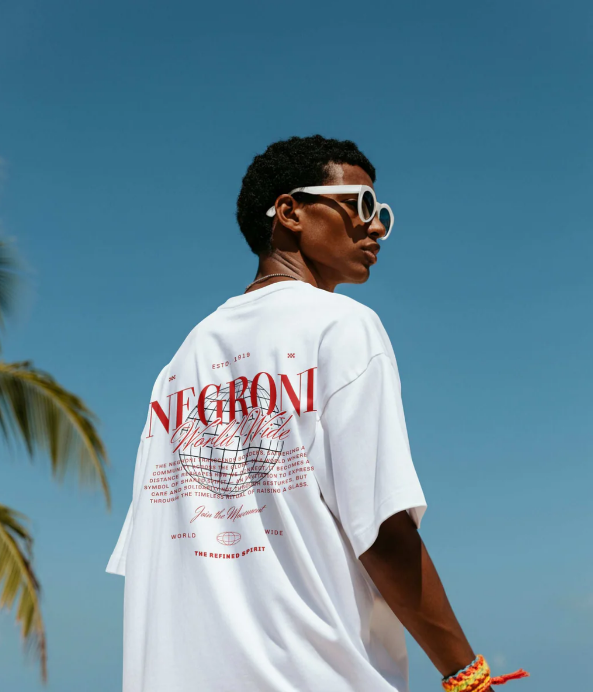 Negroni Worldwide Tee in White