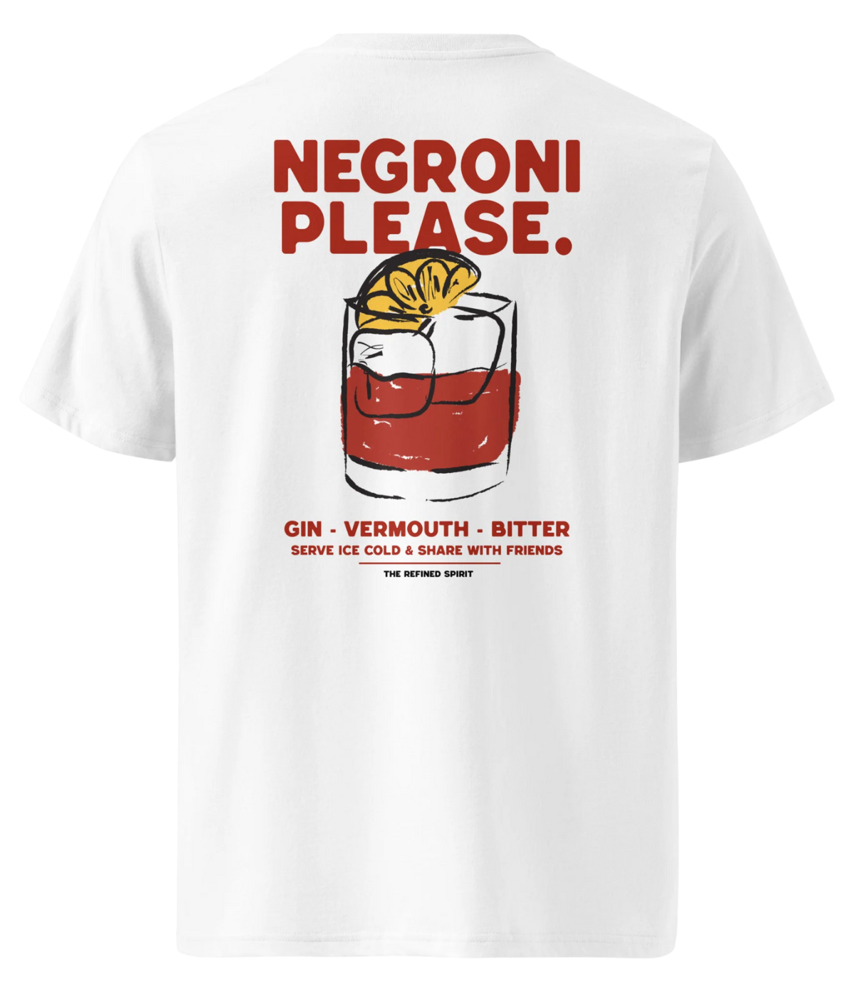 Negroni Please Tee in White