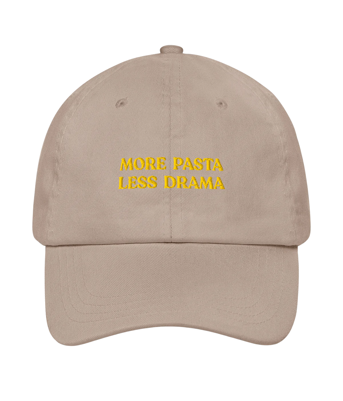 More Pasta Less Drama Cap in Stone