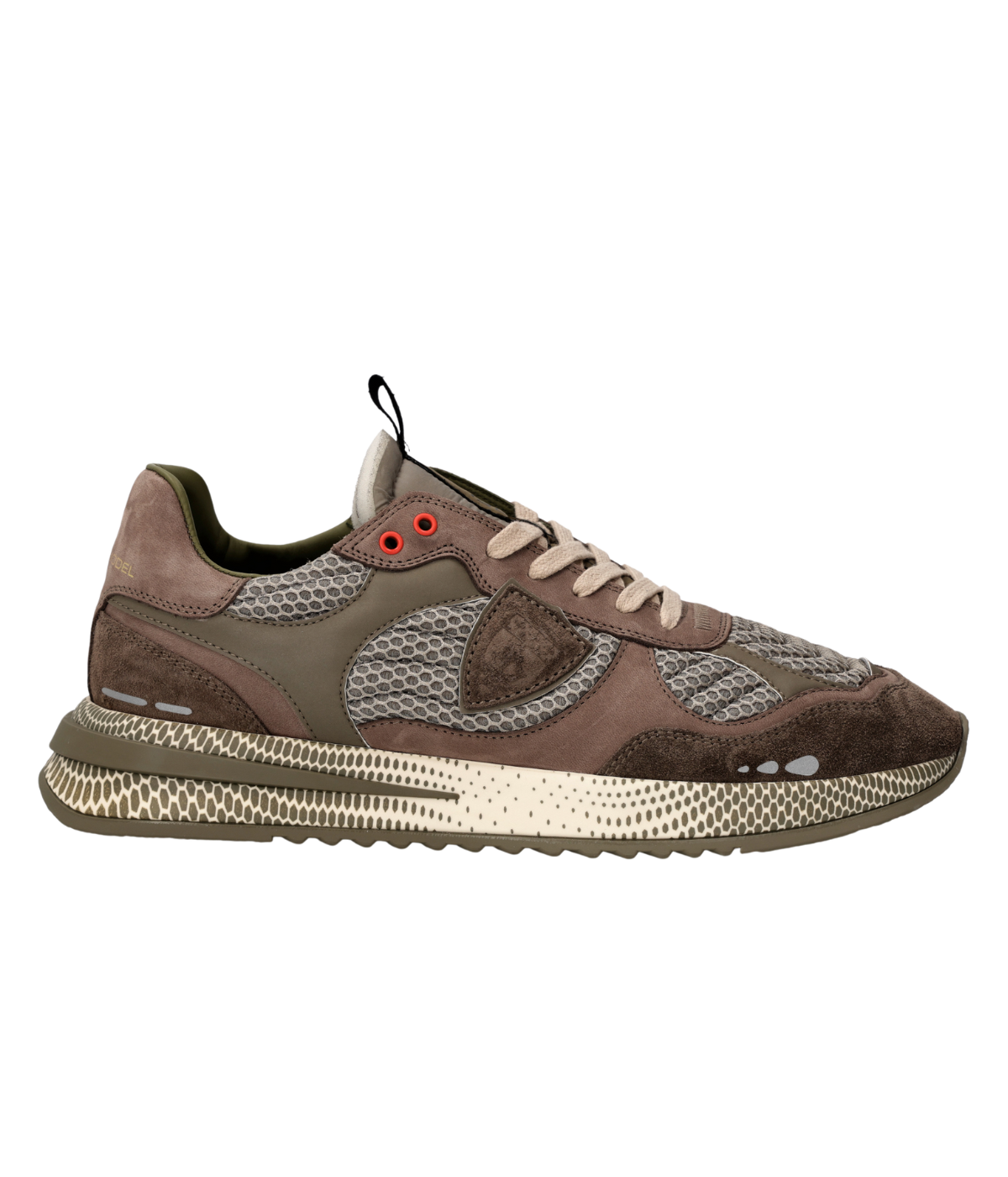 Olympique Low Man in Nubuck Resau Pop & Mud Militaire