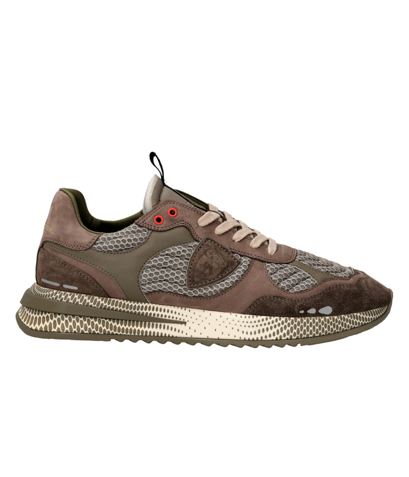 Olympique Low Man in Nubuck Resau Pop & Mud Militaire