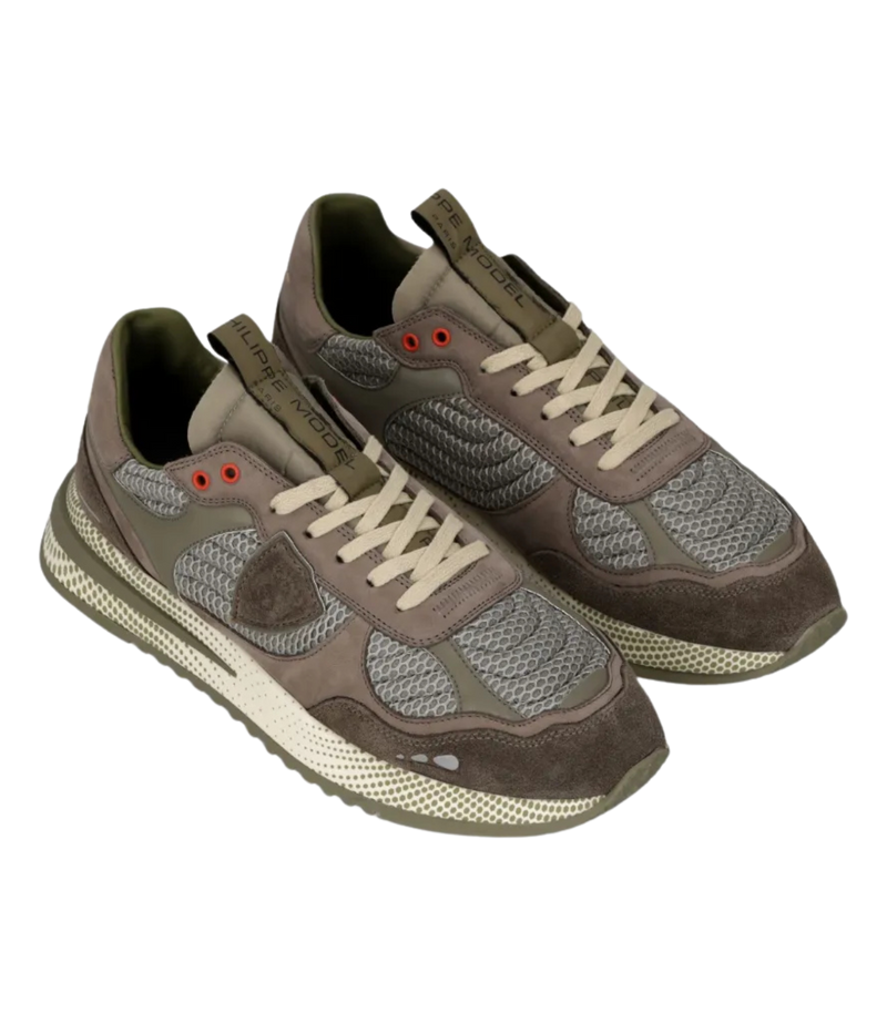 Olympique Low Man in Nubuck Resau Pop & Mud Militaire