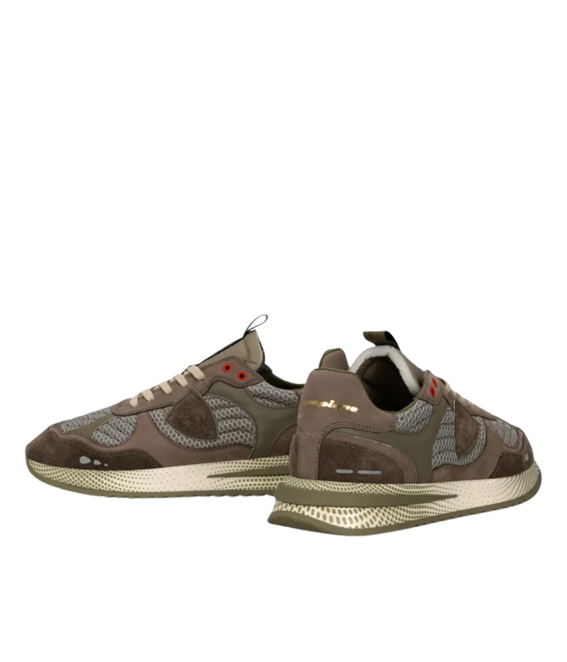 Olympique Low Man in Nubuck Resau Pop & Mud Militaire