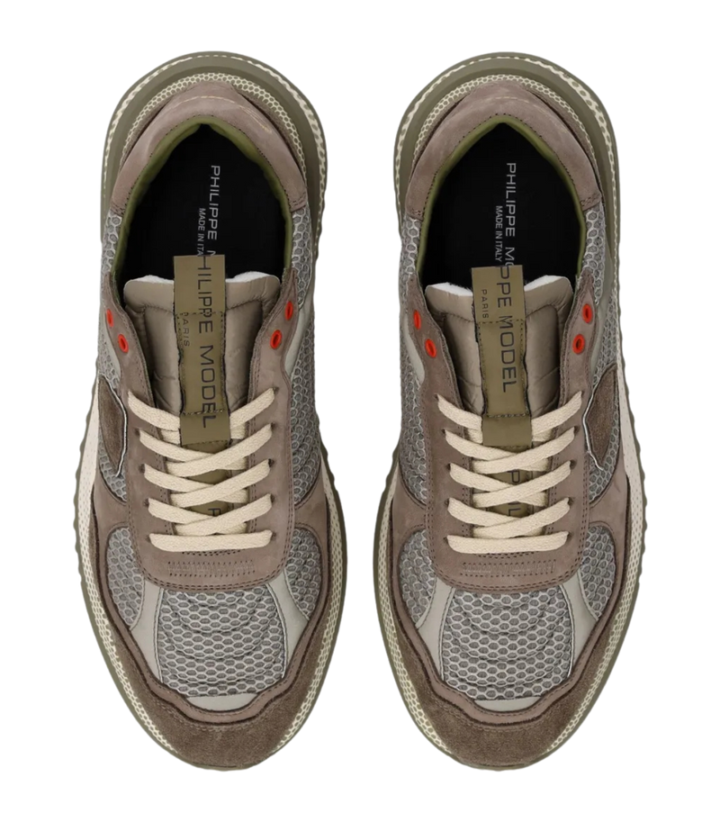 Olympique Low Man in Nubuck Resau Pop & Mud Militaire