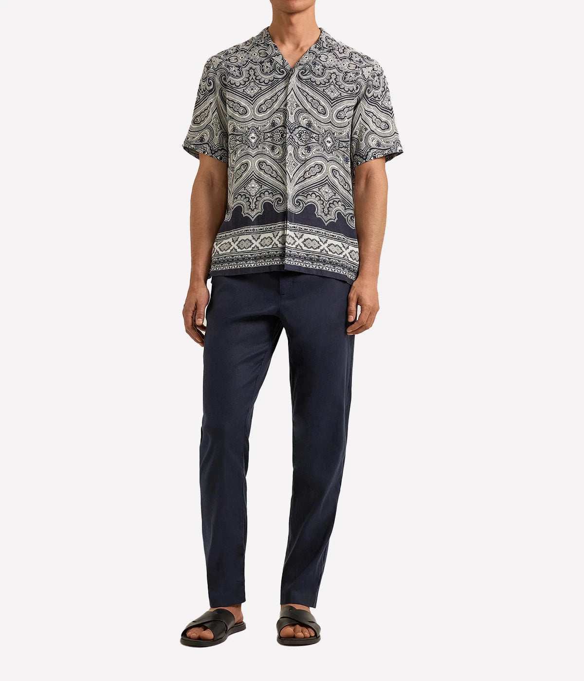 Maitan Linen Carnival In Night Iris