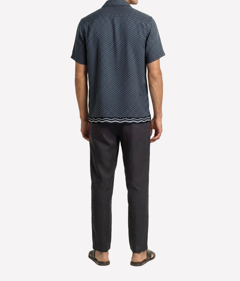 Maitan Silk Ocra in Night Iris