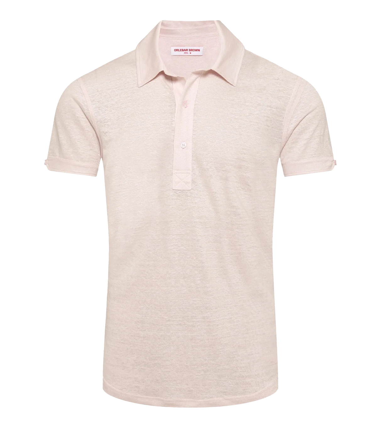 Sebastian Linen Shirt In Macaron Pink