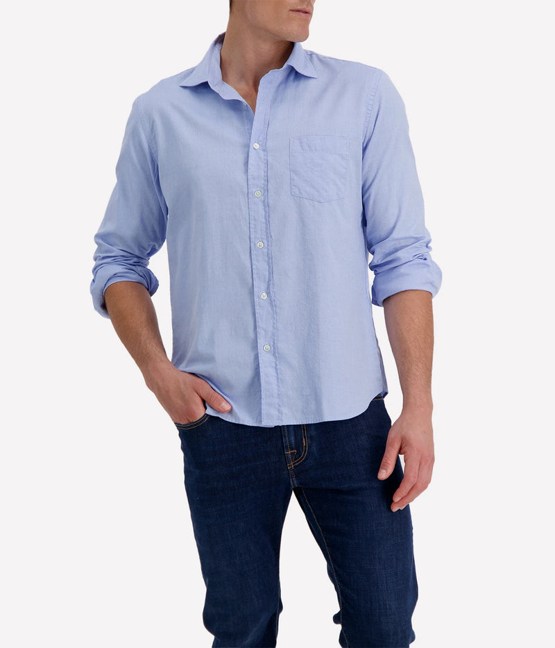 Paul 05 Woven Shirt in Blue