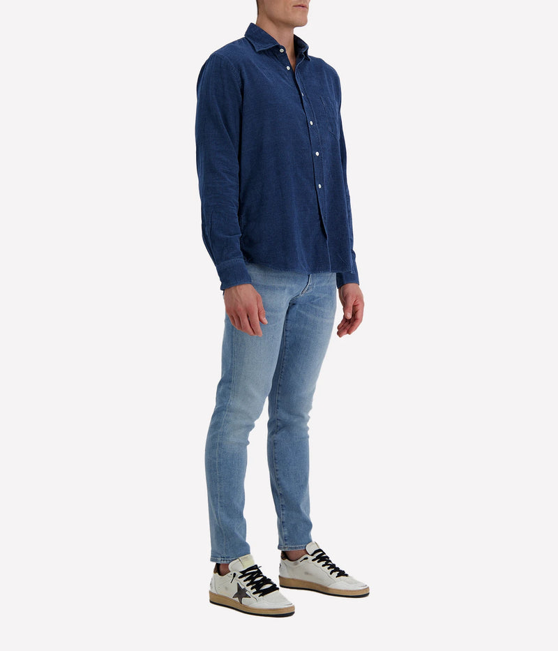 Paul 15 Woven Shirt in Light Indigo
