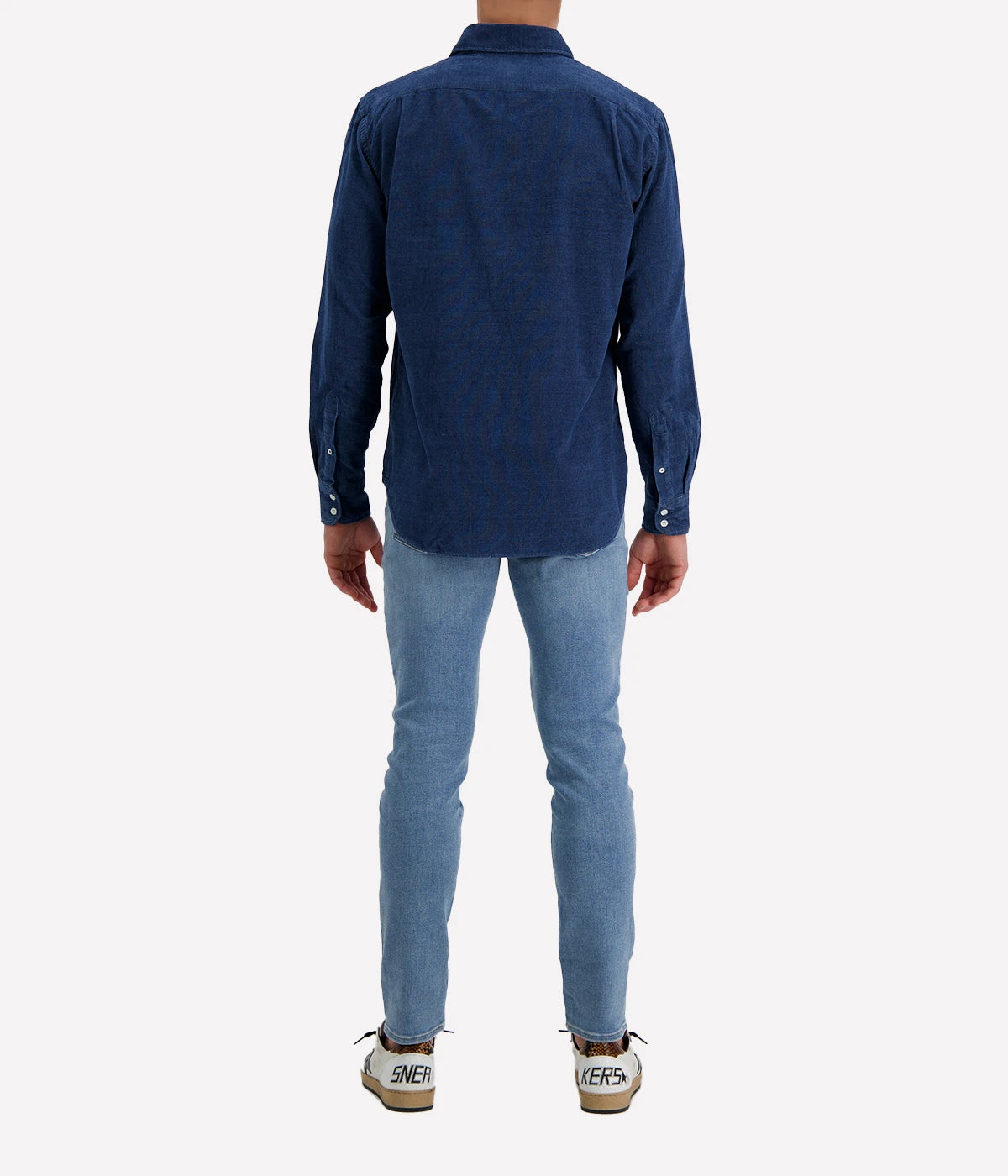 Paul 15 Woven Shirt in Light Indigo