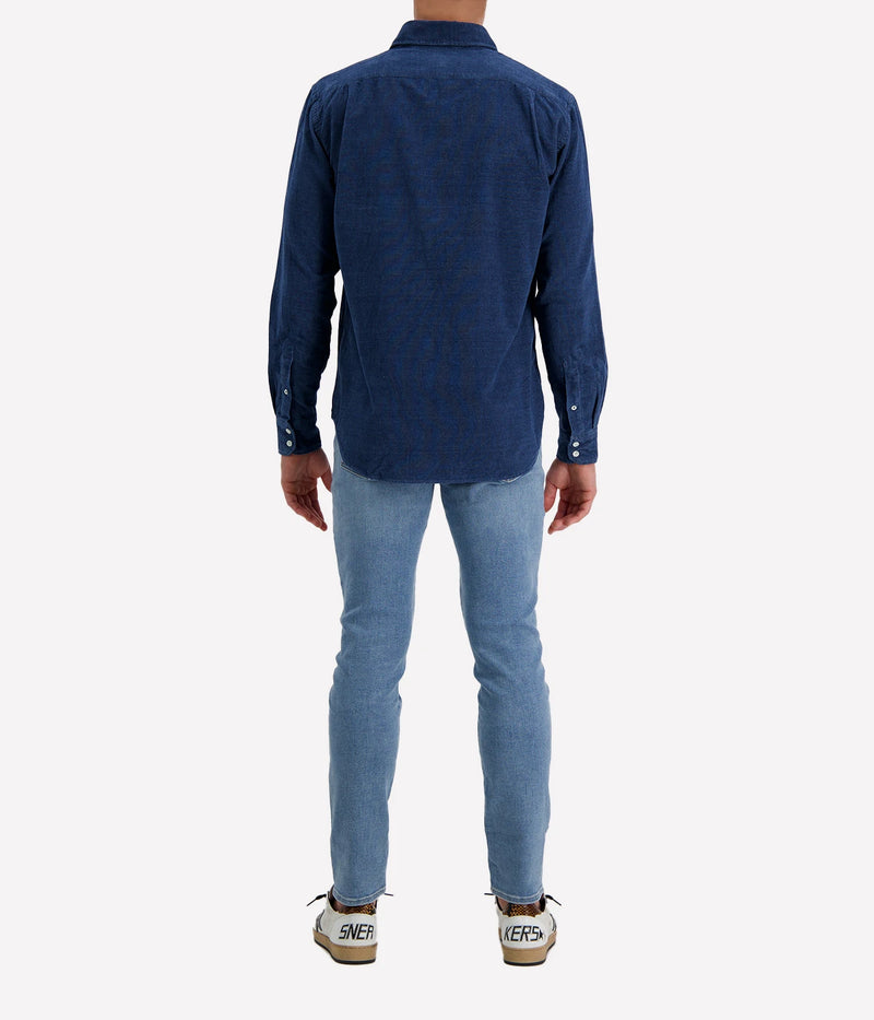 Paul 15 Woven Shirt in Light Indigo