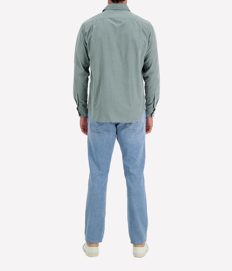 Paul Pat 02 Woven Shirt in Fern