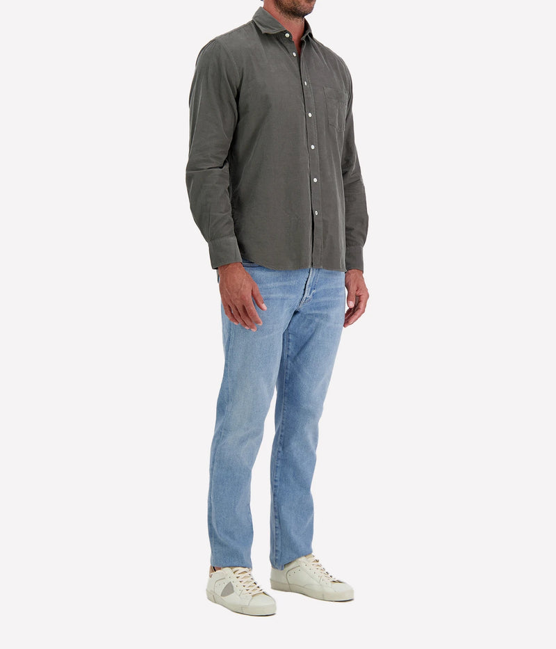 Paul Pat 02 Woven Shirt in Military