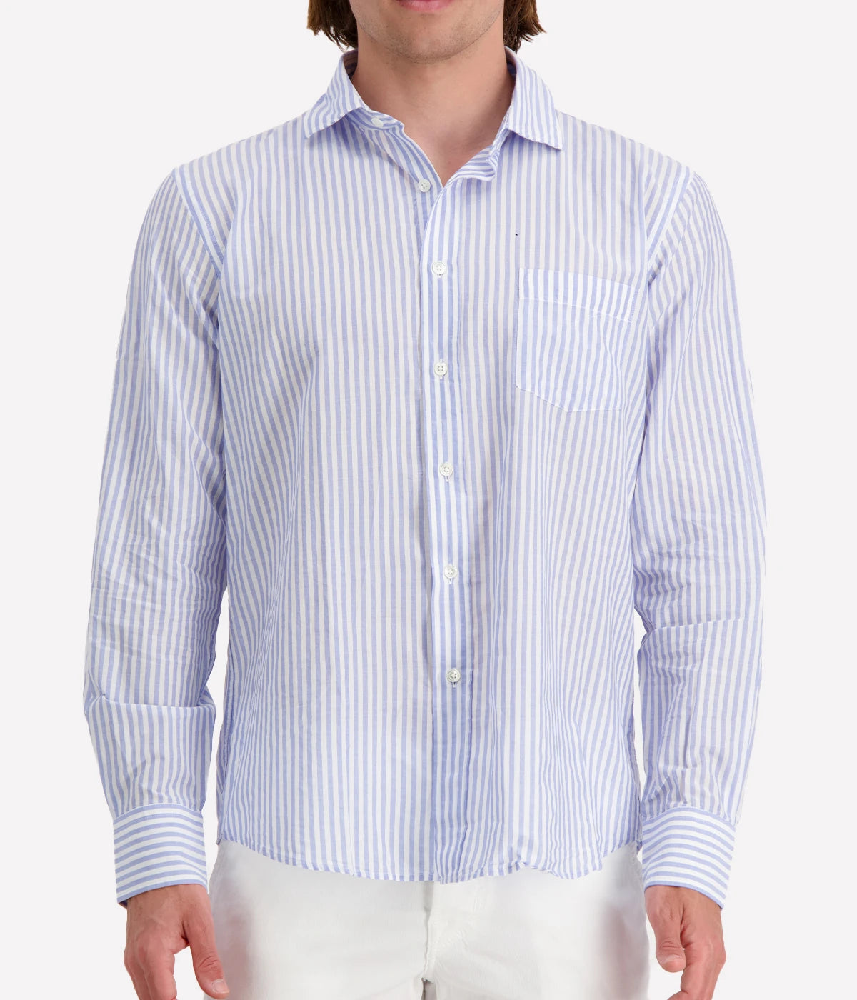 Paul Woven Shirt in Sky