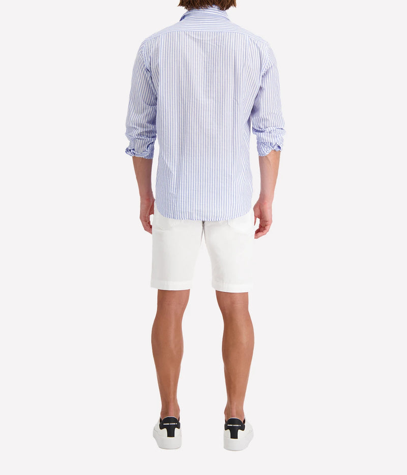 Paul Woven Shirt in Sky