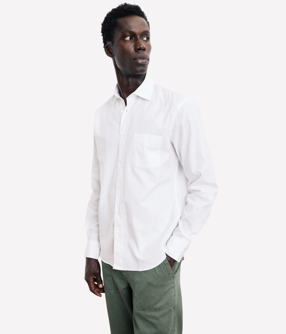 Paul 05 Woven Shirt in White