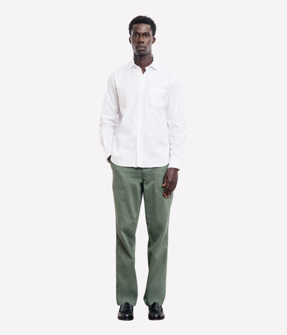 Paul 05 Woven Shirt in White