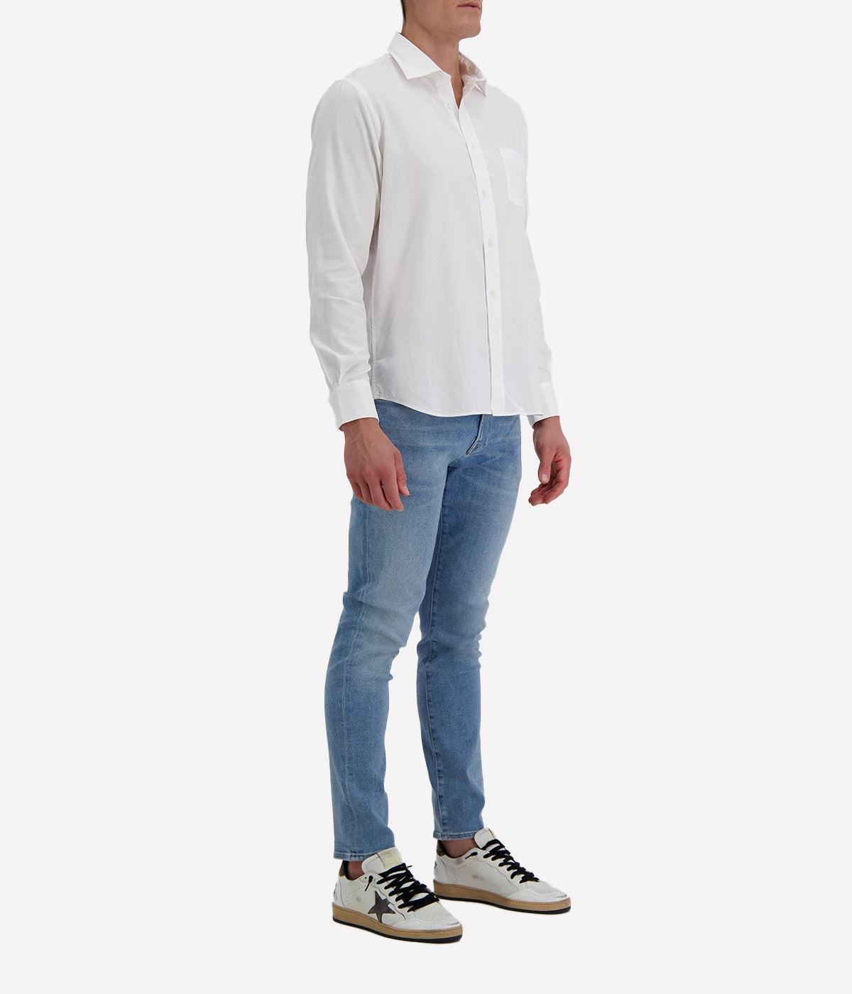 Paul 05 Woven Shirt in White