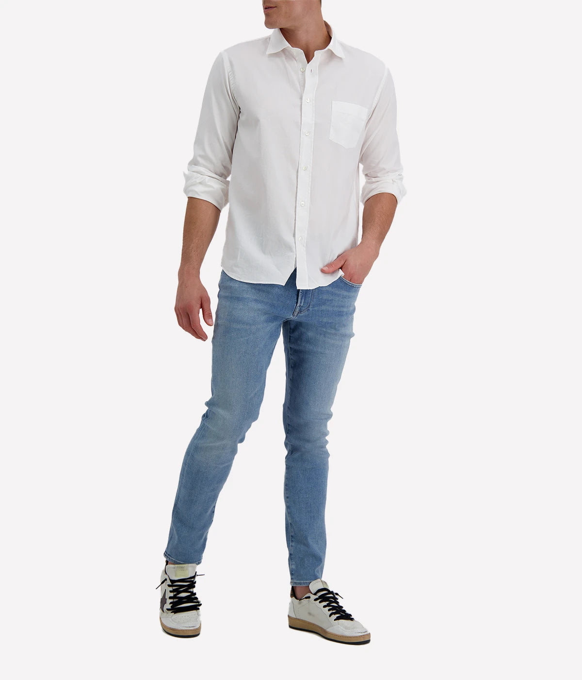 Paul 05 Woven Shirt in White