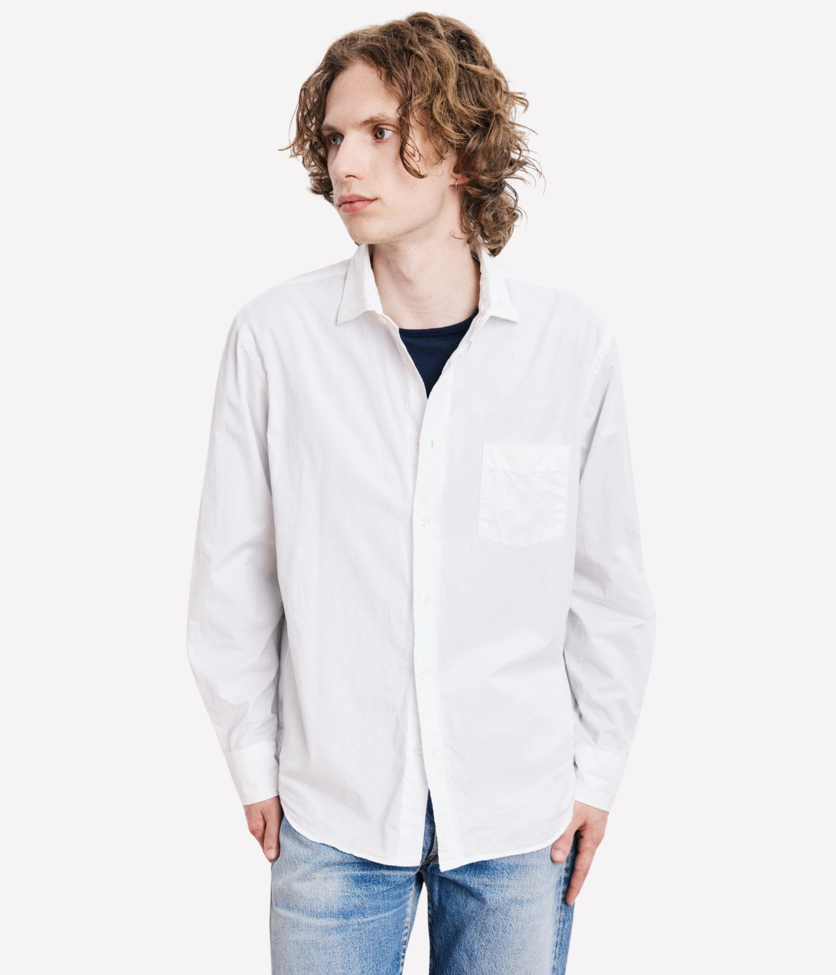 Paul Pat 01 Woven Shirt in White