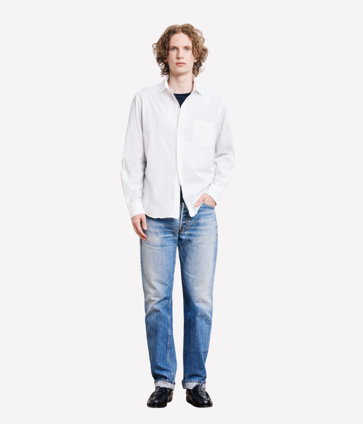 Paul Pat 01 Woven Shirt in White