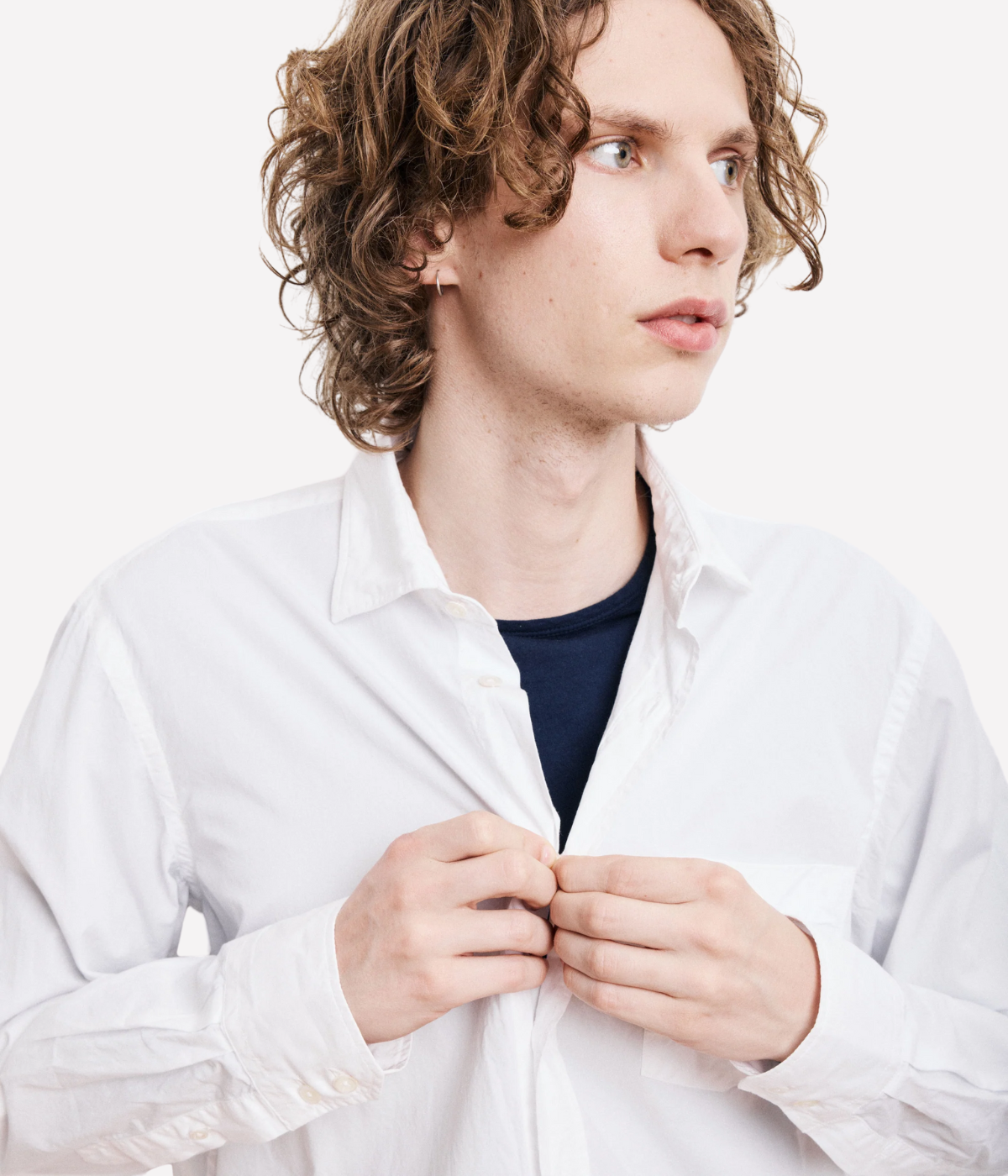Paul Pat 01 Woven Shirt in White