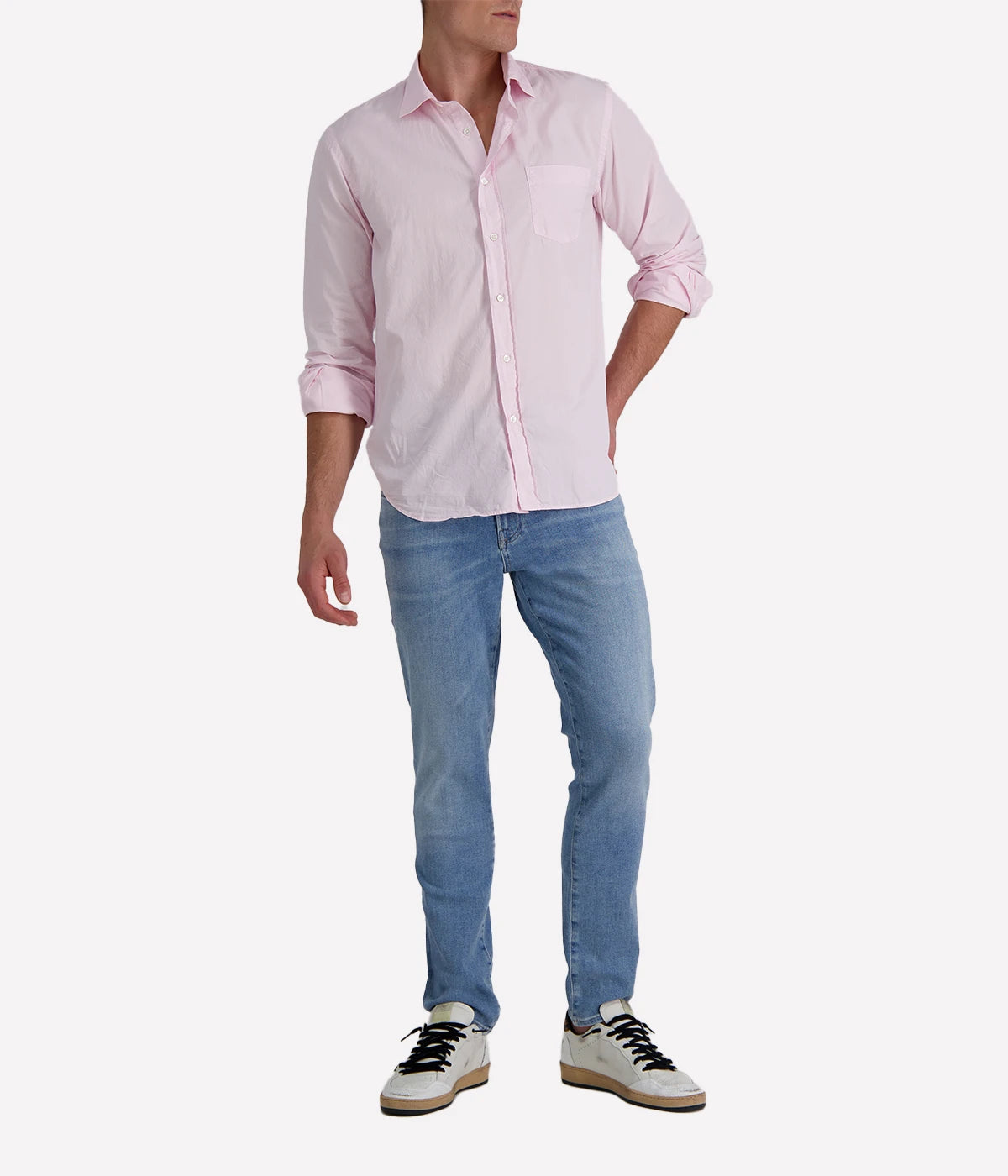 Paul Pat 01 Woven Shirt in Blush