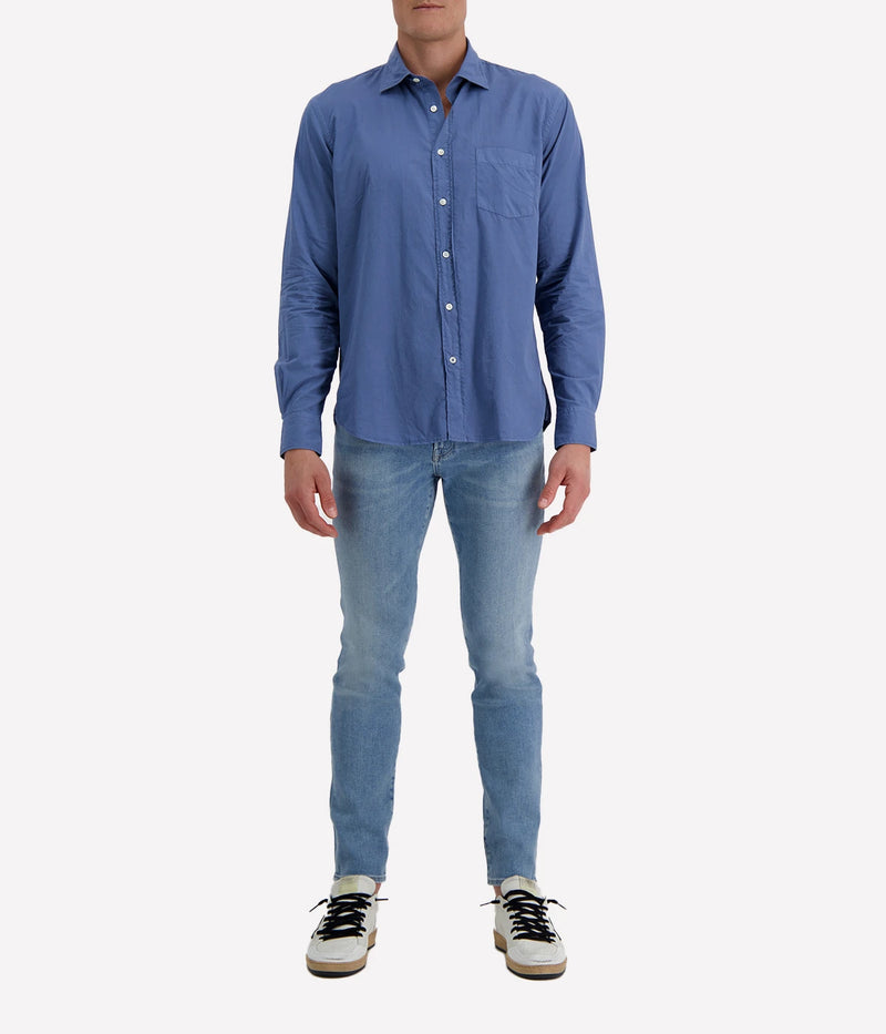 Paul Pat 01 Woven Shirt in Coronet Blue