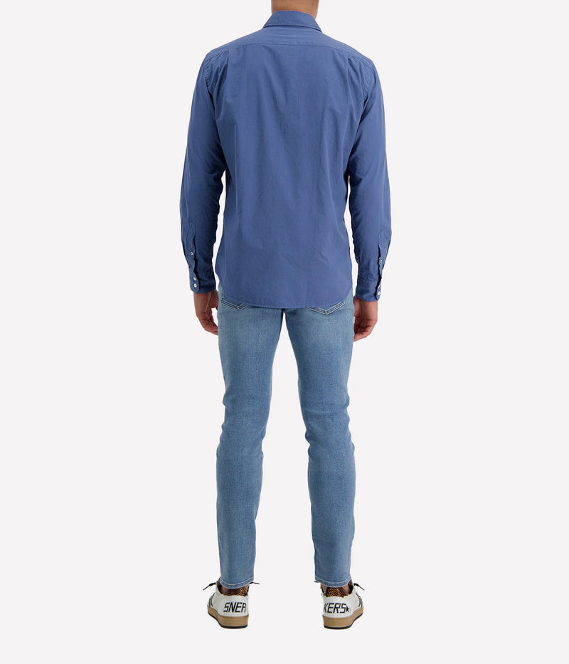 Paul Pat 01 Woven Shirt in Coronet Blue