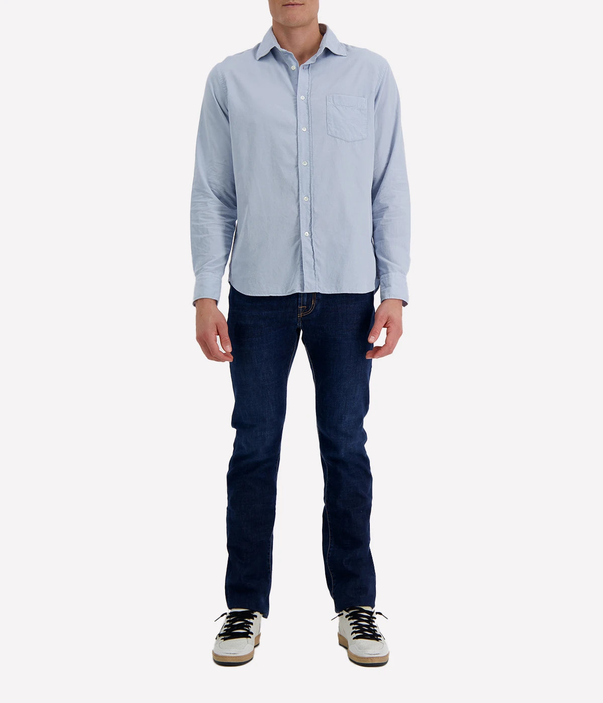 Paul Pat 02 Woven Shirt in Light Blue