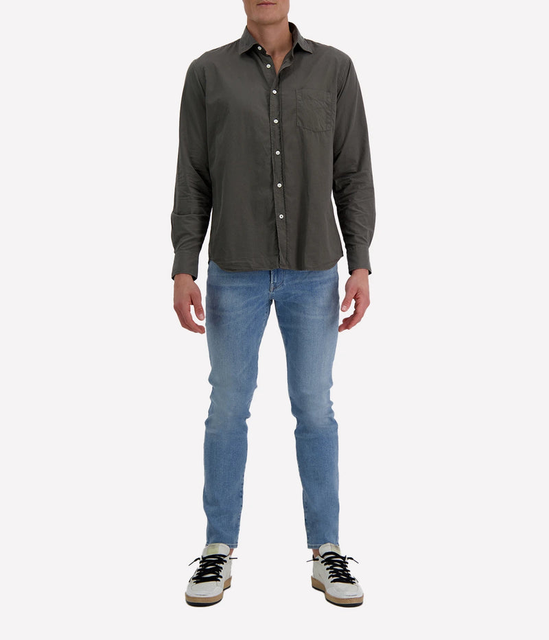 Paul Pat 01 Woven Shirt in Military
