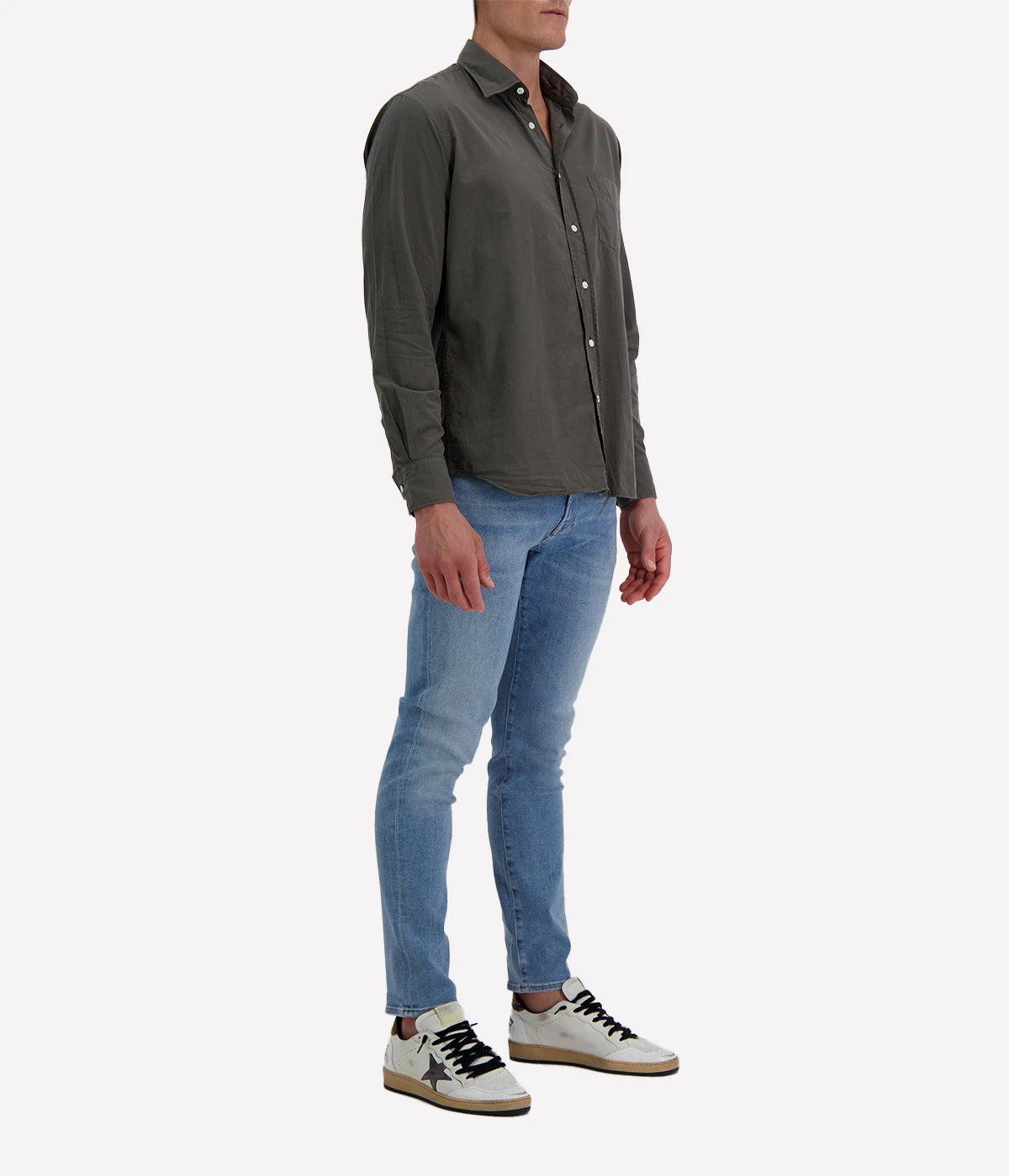 Paul Pat 01 Woven Shirt in Military