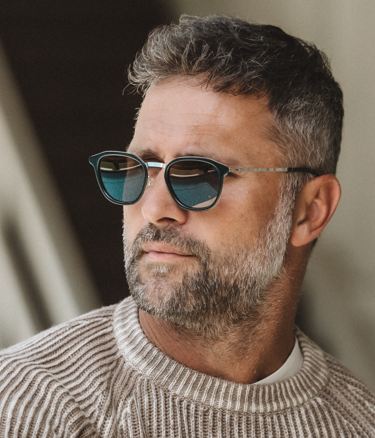 Pavi Sun A81 797 in Shiny Silver Black