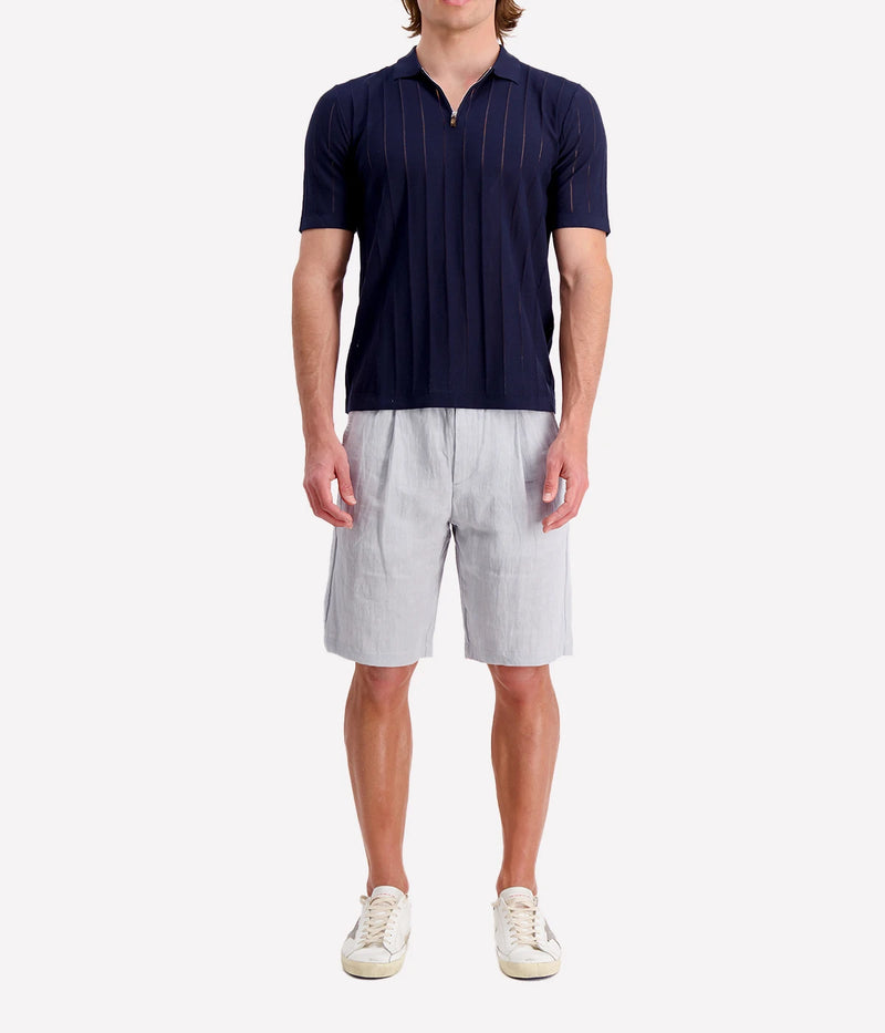 Polo Sweater in Blue