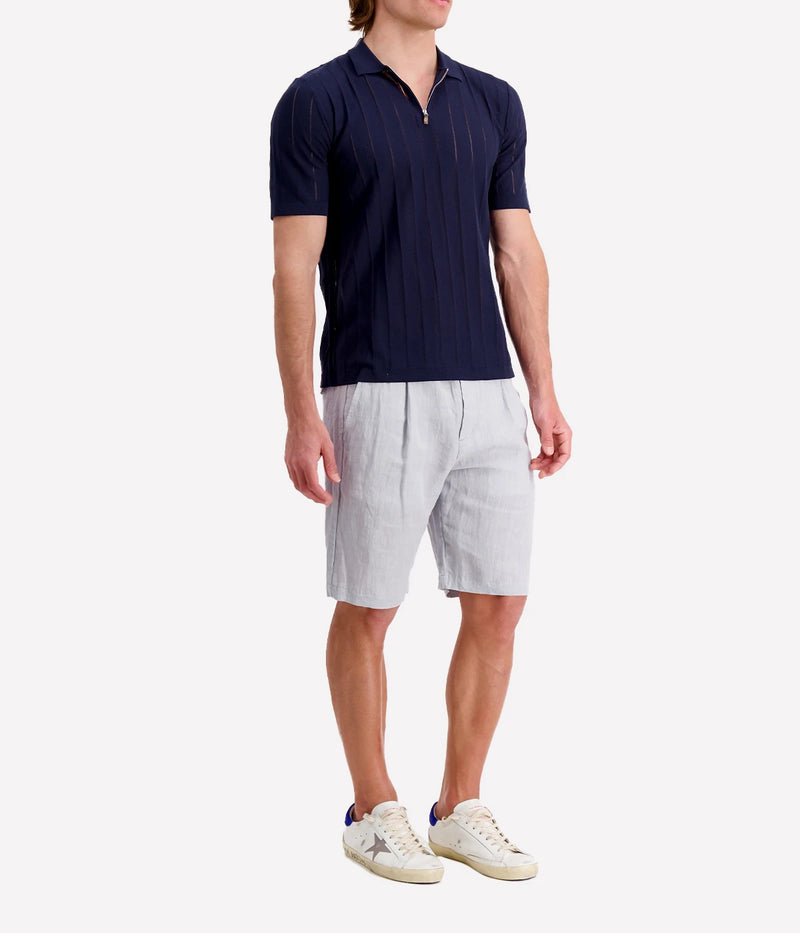 Polo Sweater in Blue